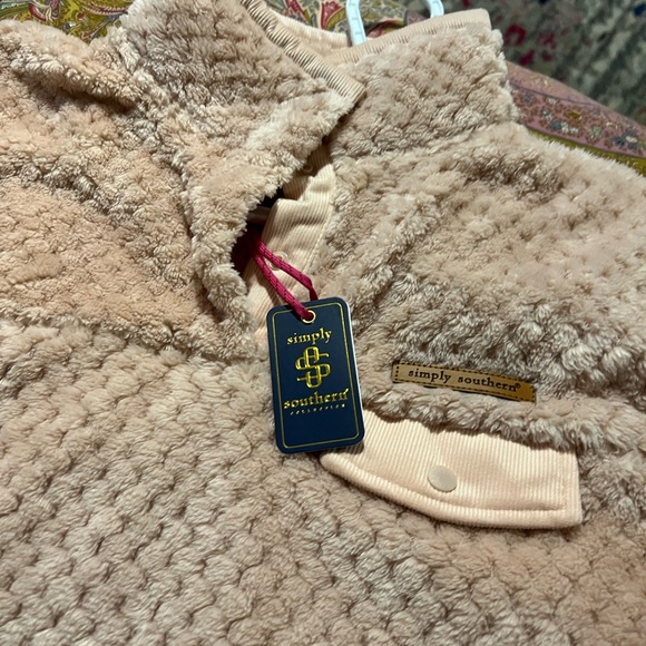 Simply southern light pink soft sherpa pullover - Picture 7 of 7